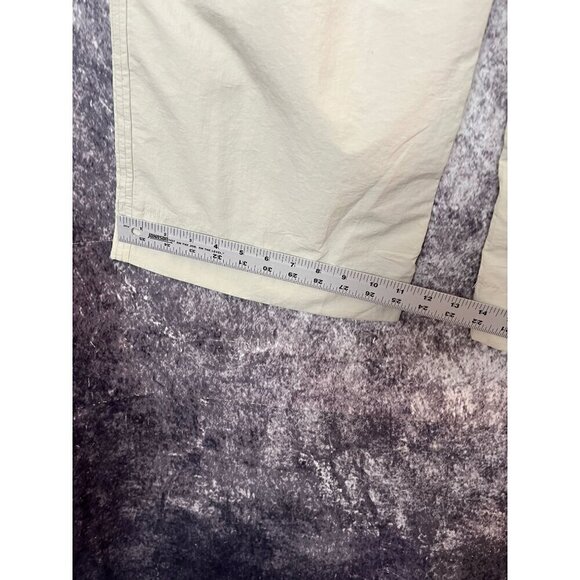 Zara Parachute Beach Wide Leg Drawstring Elastic Waist Pants Women's Size Medium - Picture 10 of 12